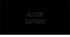 Desktop Screenshot of alisonsafford.com