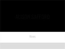 Tablet Screenshot of alisonsafford.com